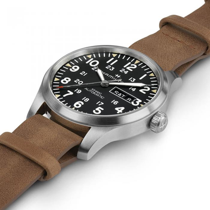 HAMILTON KHAKI FIELD DAY DATE AUTO