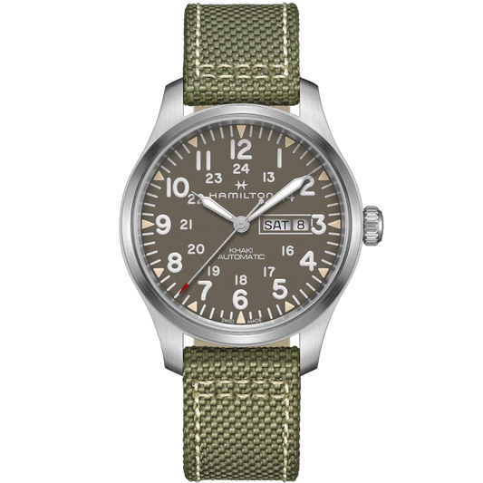 HAMILTON KHAKI FIELD DAY DATE