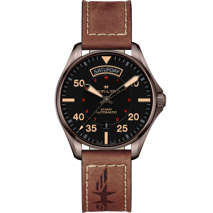 HAMILTON KHAKI AVIATION DAY DATE AUTO